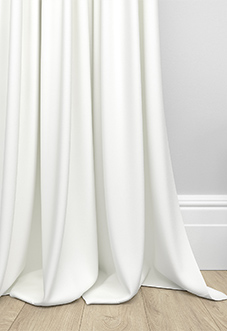 Faux Suede, White - Made to Measure Curtains